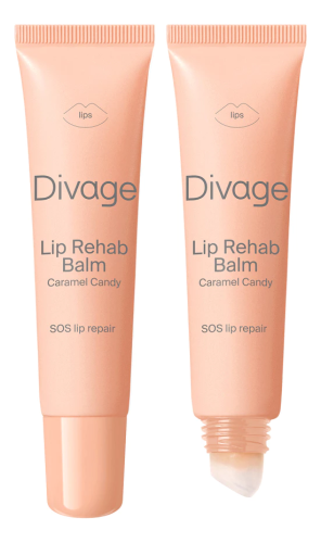 DIVAGE бальзам д/губ lip rehab balm с ароматом карамели
